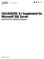 9.1 Supplement for SAS/ACCESS. Microsoft SQL Server. SAS/ACCESS for Relational Databases