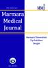 Marmara Medical Journal Marmara Üniversitesi Tıp Fakültesi Dergisi