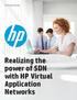 Technical white paper. Realizing the power of SDN with HP Virtual Application Networks