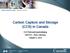Carbon Capture and Storage (CCS) in Canada. CCS Technical Experts Meeting UNFCCC Bonn, Germany October 21, 2014
