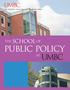the school of PUBLIC POLICY