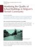 Monitoring the Quality of School Buildings in Belgium s Flemish Community