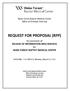 REQUEST FOR PROPOSAL (RFP)