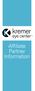 Affiliate Partner Information