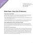 White Paper: Voice Over IP Networks