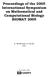 Proceedings of the 2005 International Symposium on Mathematical and Computational Biology BIOMAT 2005. R. MONDAINI, R. DILÃO Eds.