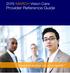2015 MARCH Vision Care Provider Reference Guide