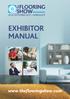 Welcome to The Flooring Show Exhibitor Manual 2015