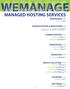 MANAGED HOSTING SERVICES