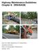 Highway Maintenance Guidelines Chapter 6: DRAINAGE