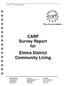 Three-Year Accreditation. CARF Survey Report for Elmira District Community Living