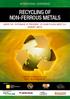 RECYCLING OF NON-FERROUS METALS