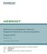 Document: Webroot SecureAnywhere Business Endpoint Protection vs. Seven Competitors (August 2015) Authors: M. Baquiran, D. Wren Company: PassMark