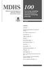 100 Surveying, sampling and assessment of asbestos-containing materials MDHS. Methods for the Determination of Hazardous Substances