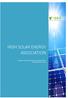 IRISH SOLAR ENERGY ASSOCIATION. Response to the Renewable Electricity Support Scheme, Technology Review, DCENR