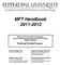 MFT Handbook 2011-2012