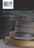 ARCHIVE SOLUTIONS. Hardware and Software Tools for Archive Scanning, Restoration Processing and Playout