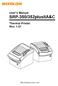 User s Manual SRP-350/352plusIIA&C Thermal Printer Rev. 1.01