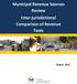 Municipal Revenue Sources Review Inter jurisdictional Comparison of Revenue Tools