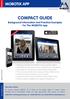 COMPACT GUIDE. Background Information And Practical Examples For The MOBOTIX App