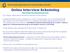 Online Interview Scheduling