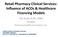 Retail Pharmacy Clinical Services: Influence of ACOs & Healthcare Financing Models