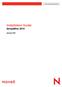 www.novell.com/documentation Installation Guide GroupWise 2014 January 2015