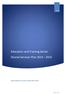 Education and Training Sector Shared Services Plan 2014-2016 DEPARTMENT OF EDUCATION AND SKILLS. 1 P a g e