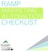 RAMP Marketing Automation Checklist