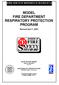MODEL FIRE DEPARTMENT RESPIRATORY PROTECTION PROGRAM