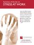 STRESS AT WORK. Summary of the law on