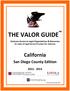 THE VALOR GUIDE. Veterans Access to Legal Organizations & Resources An Index of Legal Service Providers for Veterans. California