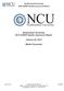 Northcentral University 2013 ACBSP Quality Assurance Report. Northcentral University. January 30, 2013. Master Document