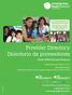 Provider Directory Directorio de proveedores
