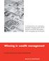 Winning in wealth management By Sameer Chishty, Maureen Erasmus and Jeff Oberstein