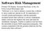 Software Risk Management