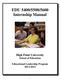 EDU 5400/5500/5600 Internship Manual. High Point University School of Education