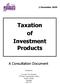 Taxation of Investment Products