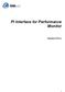 PI Interface for Performance Monitor Version 2.0.0.x