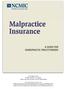 Malpractice Insurance
