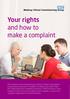 Your rights and how to make a complaint