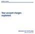 Your account charges explained.