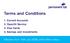 Terms and Conditions. 1. Current Accounts 2. Open24 Service 3. Visa Cards 4. Savings and Investments