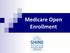 Medicare Open Enrollment