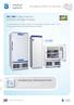 S G G S G G S G G S G G. FR / MF range. Deep Freezers & Plasma Storage Freezers