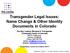 Transgender Legal Issues: Name Change & Other Identity Documents in Colorado