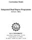 Integrated Dual Degree Programme