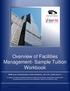 Overview of Facilities Management- Sample Tuition Workbook