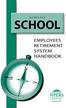 NEBRASKA SCHOOL EMPLOYEES RETIREMENT SYSTEM HANDBOOK NPERS. Nebraska Public Employees Retirement Systems