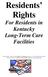 Residents Rights For Residents in Kentucky Long-Term Care Facilities